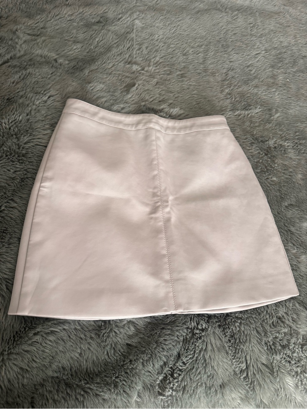 Sleek Faux Leather Mini Skirt